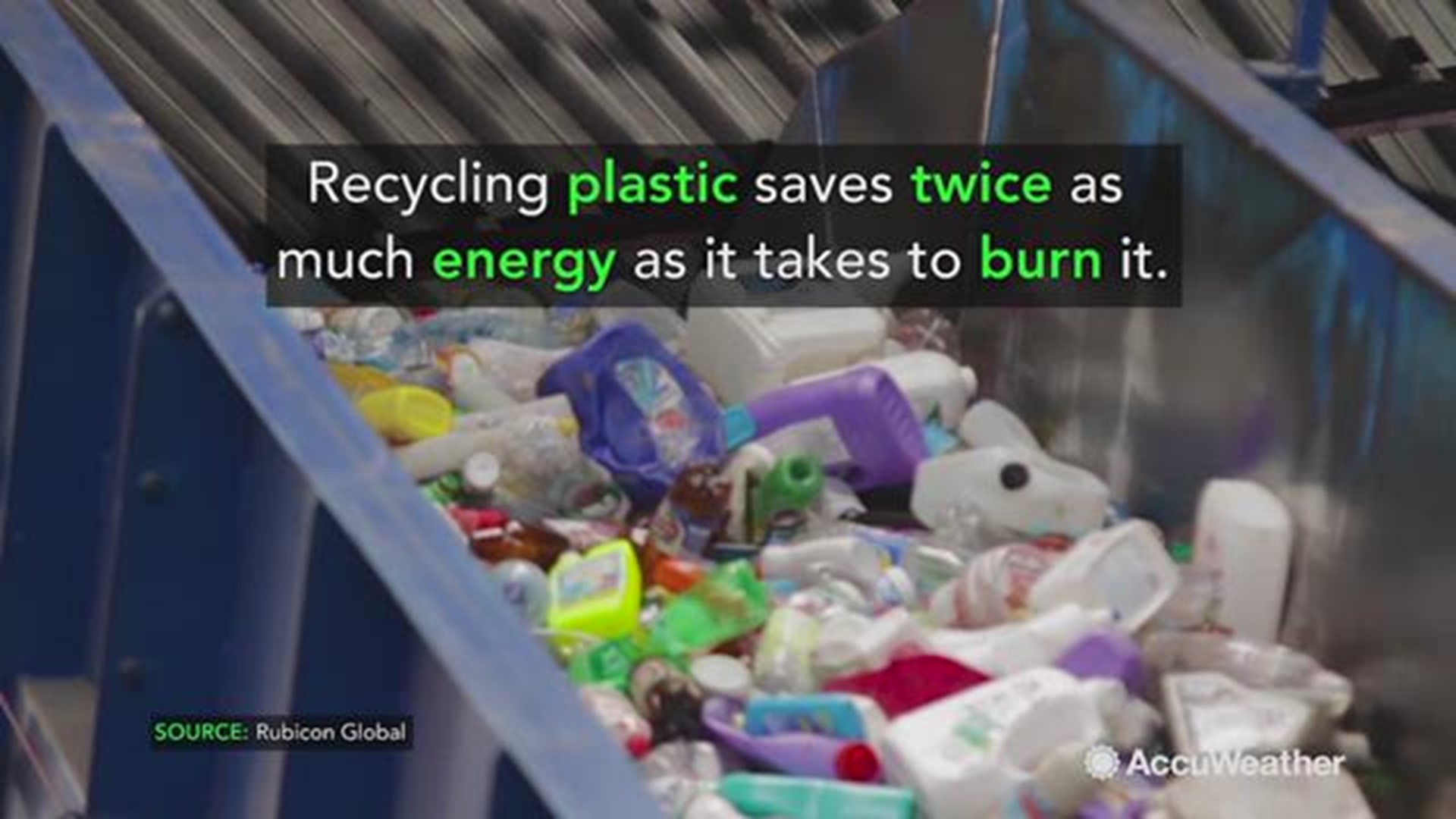 Did you know that a single recycled plastic bottle saves enough energy to run a 100-watt bulb for four hours?