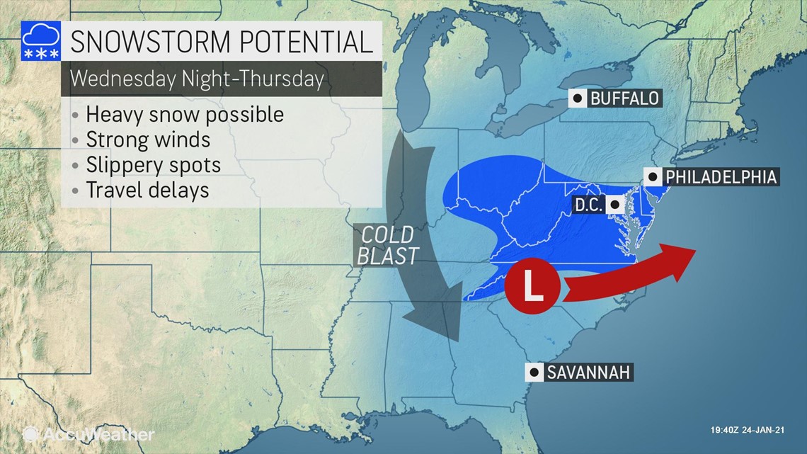 Southeast snow? Sneaky storm may provide some disruptions