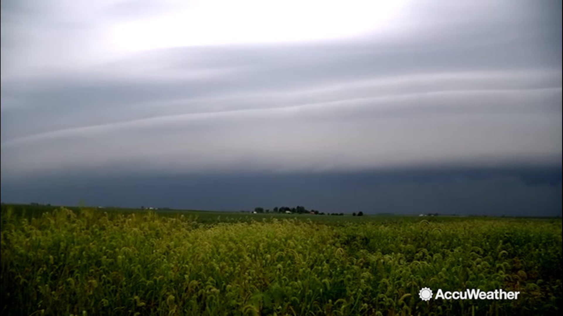 AccuWeather reporter Blake Naftel was in Westpoint, Indiana, where he captured this impressive shelf cloud that formed ahead of a thunderstorm on Aug. 20.