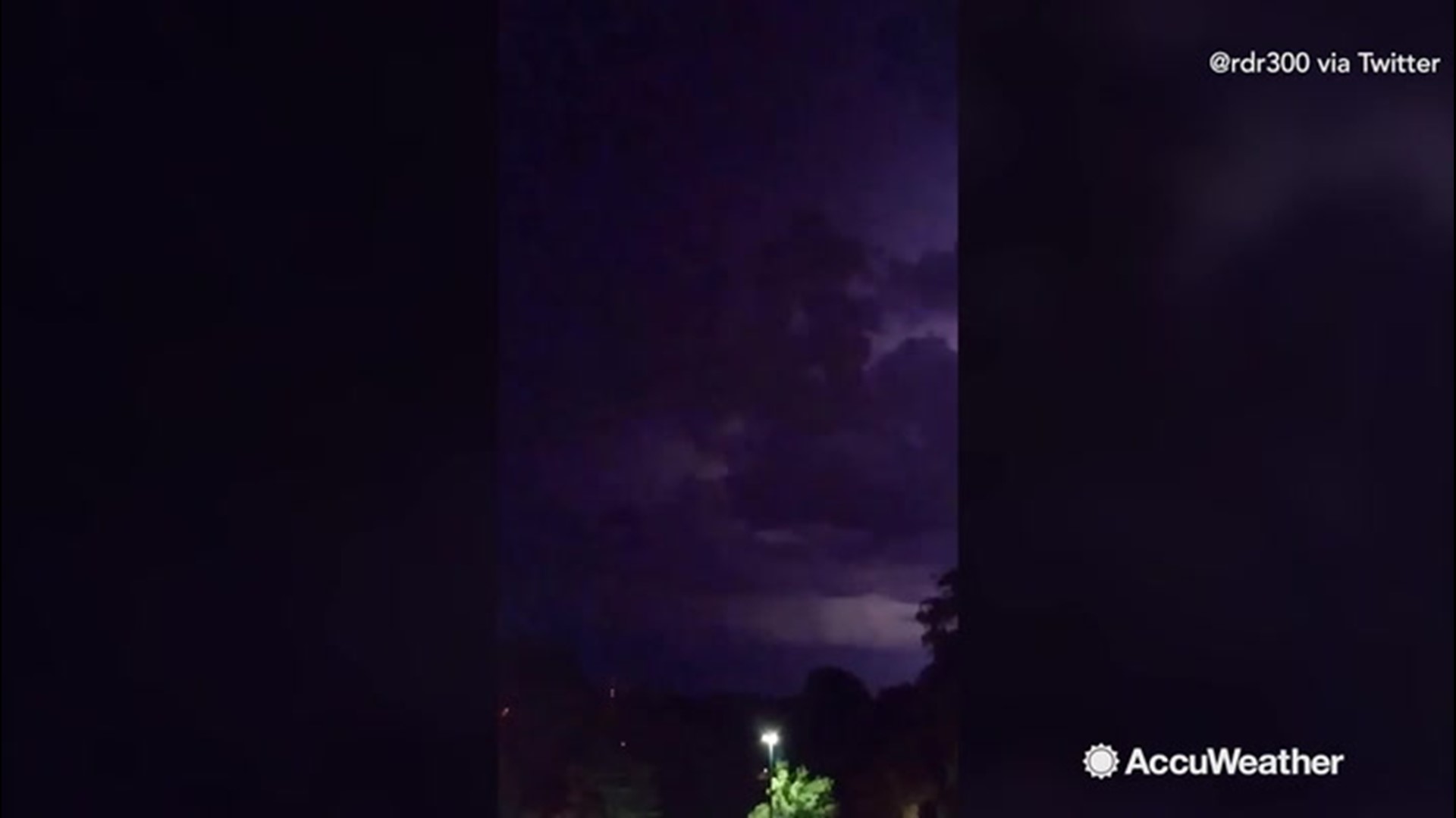 A thunderstorm approached the city of Lincoln, Nebraska, on June, 14 with a lot of lightning. While the storm may not have been wanted, it did create a beautiful night sky.