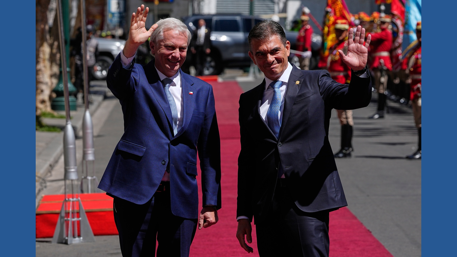 First 32209 Chile's president makes first state visit to Bolivia in 71 years as ...