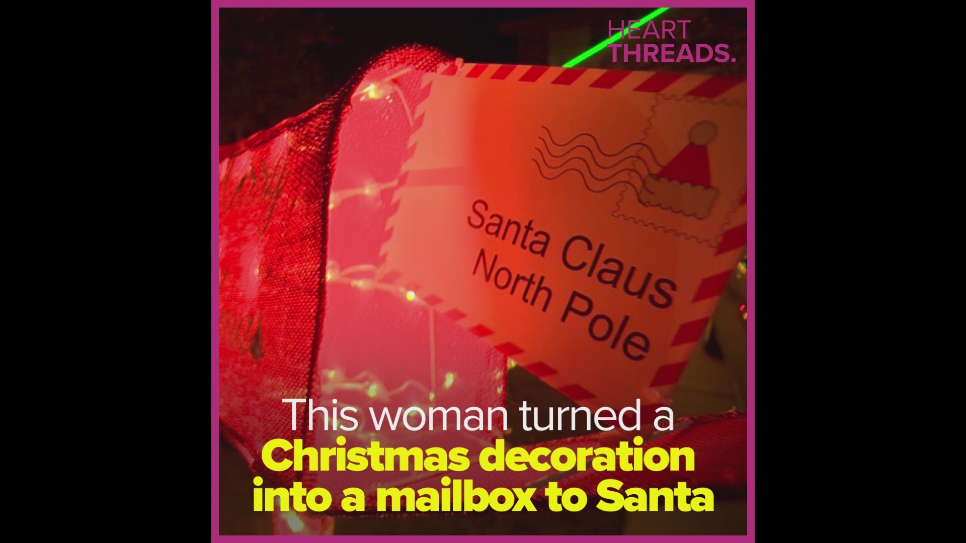 When Ariel put out a decorative 'letters to Santa' mailbox, she never expected to find a letter inside.