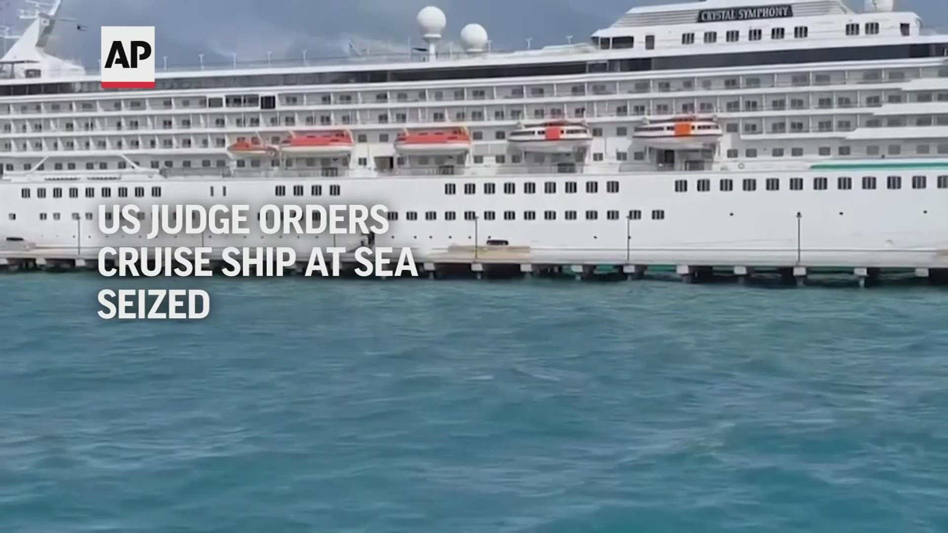 A cruise ship that was supposed to dock in Miami has instead sailed to the Bahamas, after a U.S. judge granted an order to seize the vessel as part of a lawsuit.
