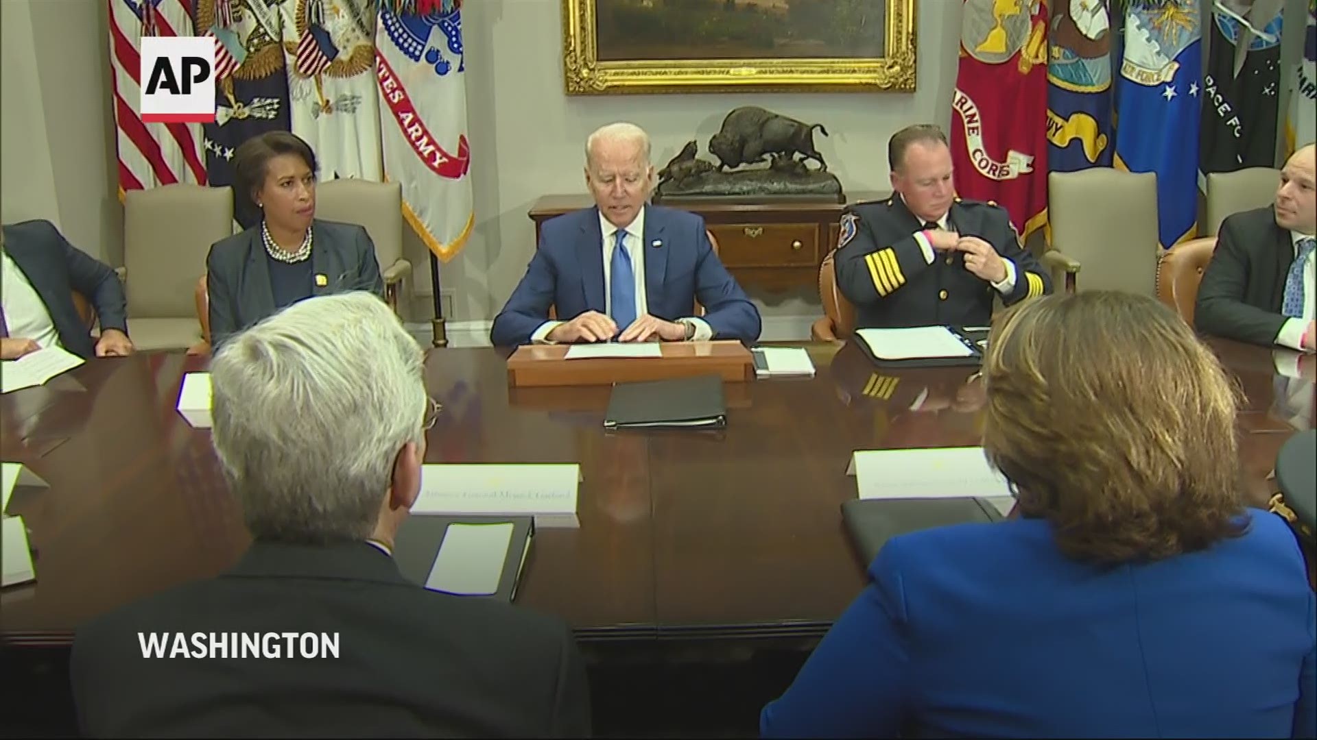 President Joe Biden on Monday called protests in Cuba  "remarkable," praising thousands of Cubans who took the streets to protest food shortages and high prices.