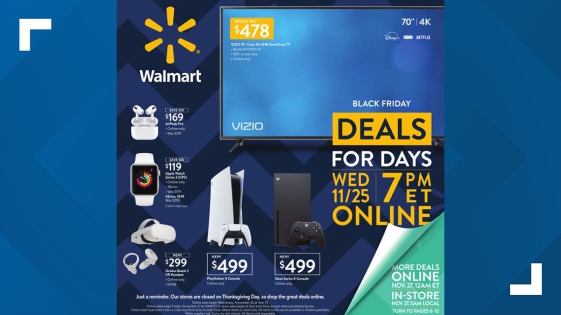 Walmart Black Friday ad 2020 features online only ...
