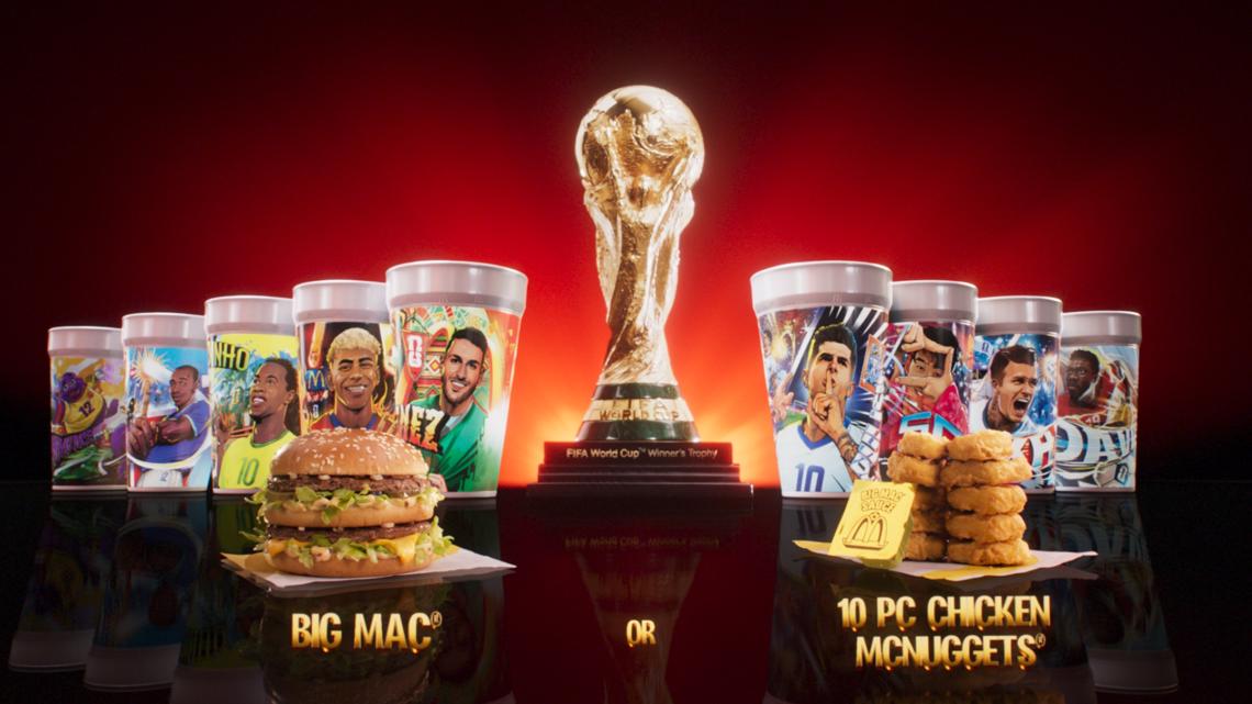 McDonald's announces collectible cups, toys for World Cup meals