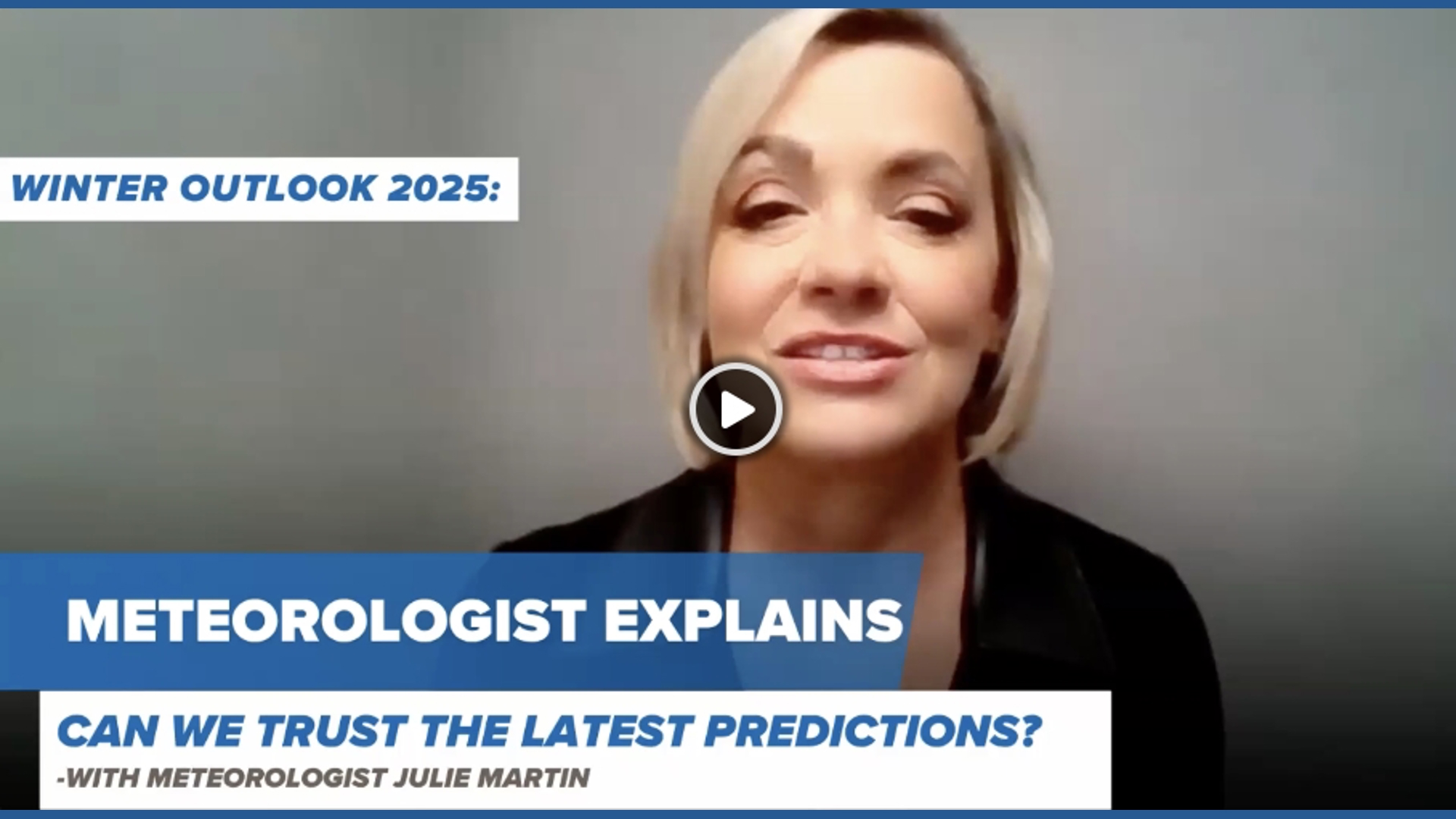 Meteorologist Julie Martin explains how La Niña impacts our winter, why forecasts can sound different, and why it’s still too early to know what to expect.