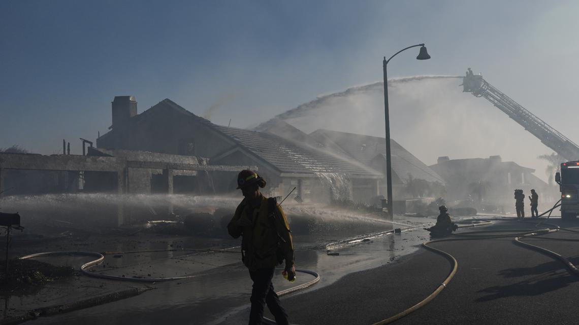 Hot Winds Fan California Wildfires, Destroying Coastal Homes