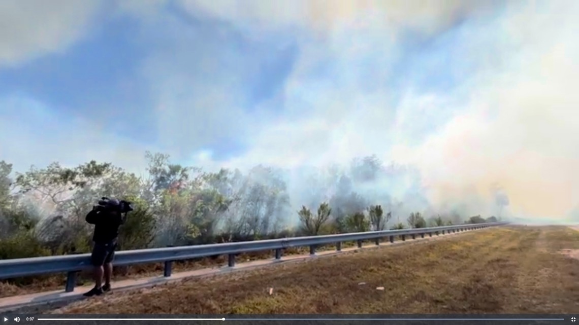 Brush fire explodes in the Florida Everglades | firstcoastnews.com