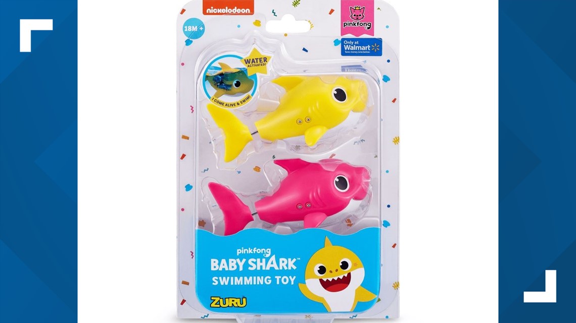 Baby Shark toy recall Plastic fins can impale children