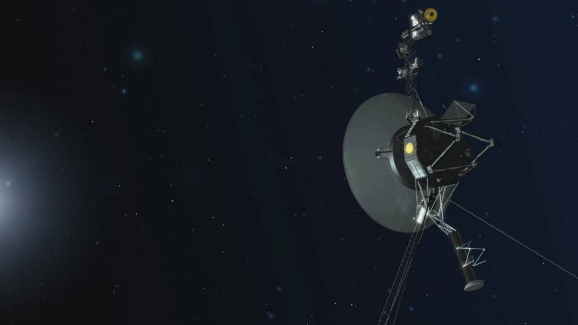 Launched in 1977, Voyager 1 is more than 15 billion miles away in interstellar space.