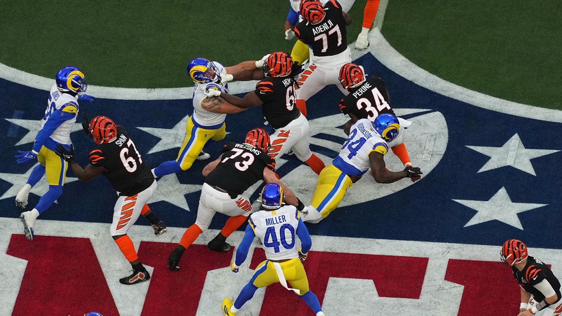 Super Bowl 2022: LA Rams' Odell Beckham Jr scores first touchdown against  Cincinnati Bengals - BBC Sport