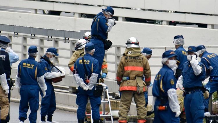 Man sets himself on fire in apparent protest of former PM Abe's funeral