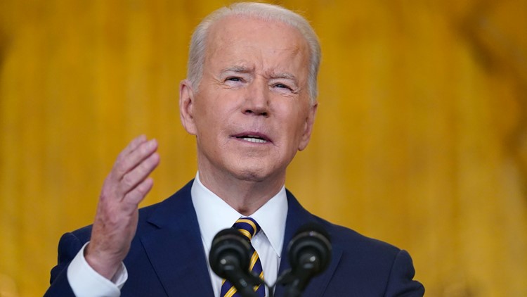 WATCH LIVE: President Biden holds news conference to mark first year of presidency