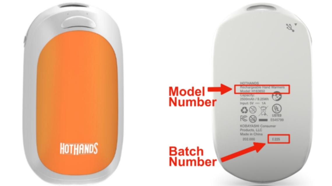 Rechargeable Hand Warmers Recalled Over Fire and Burn Hazards