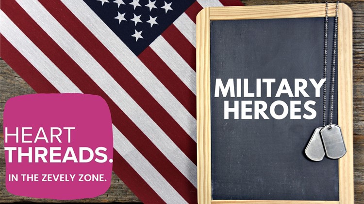 Military Heroes | HeartThreads in the Zevely Zone