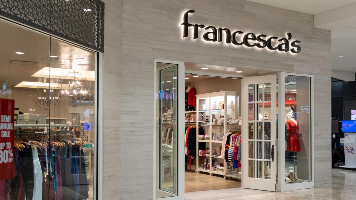 Report : National boutique retailer Francesca closing after 25 years