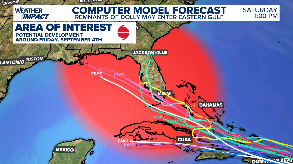 Gulf Disturbance May Strengthen Into Tropical Storm Edouard This Week