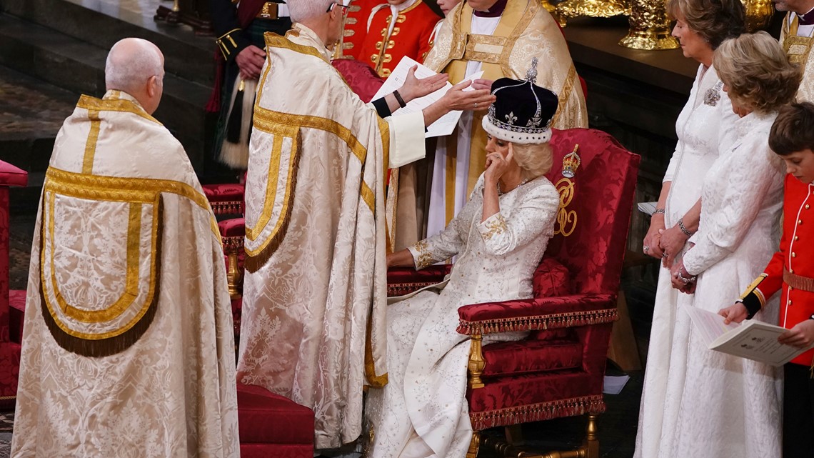 Camilla crowned Queen during coronation