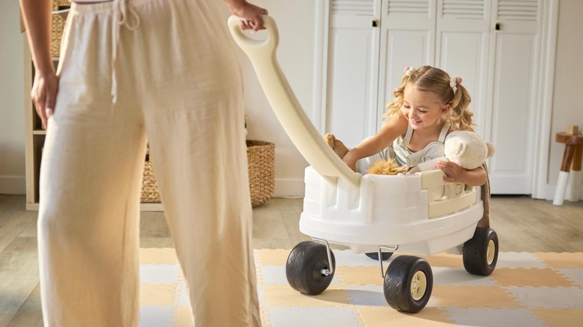Little Tikes trades classic bright colors for white in new line aimed ...