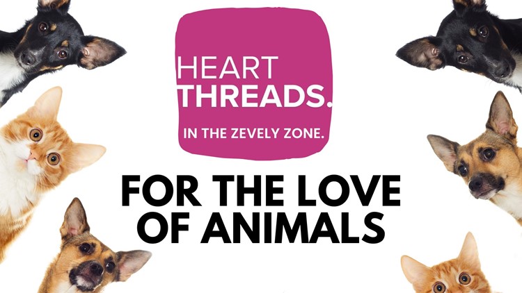For the Love of Animals | HeartThreads in the Zevely Zone