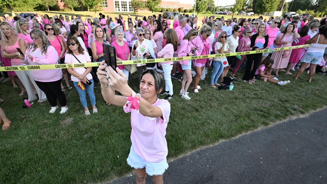 Pink Wave: Hundreds Rally in Support of Lindsay Clancy During Child Murder Trial