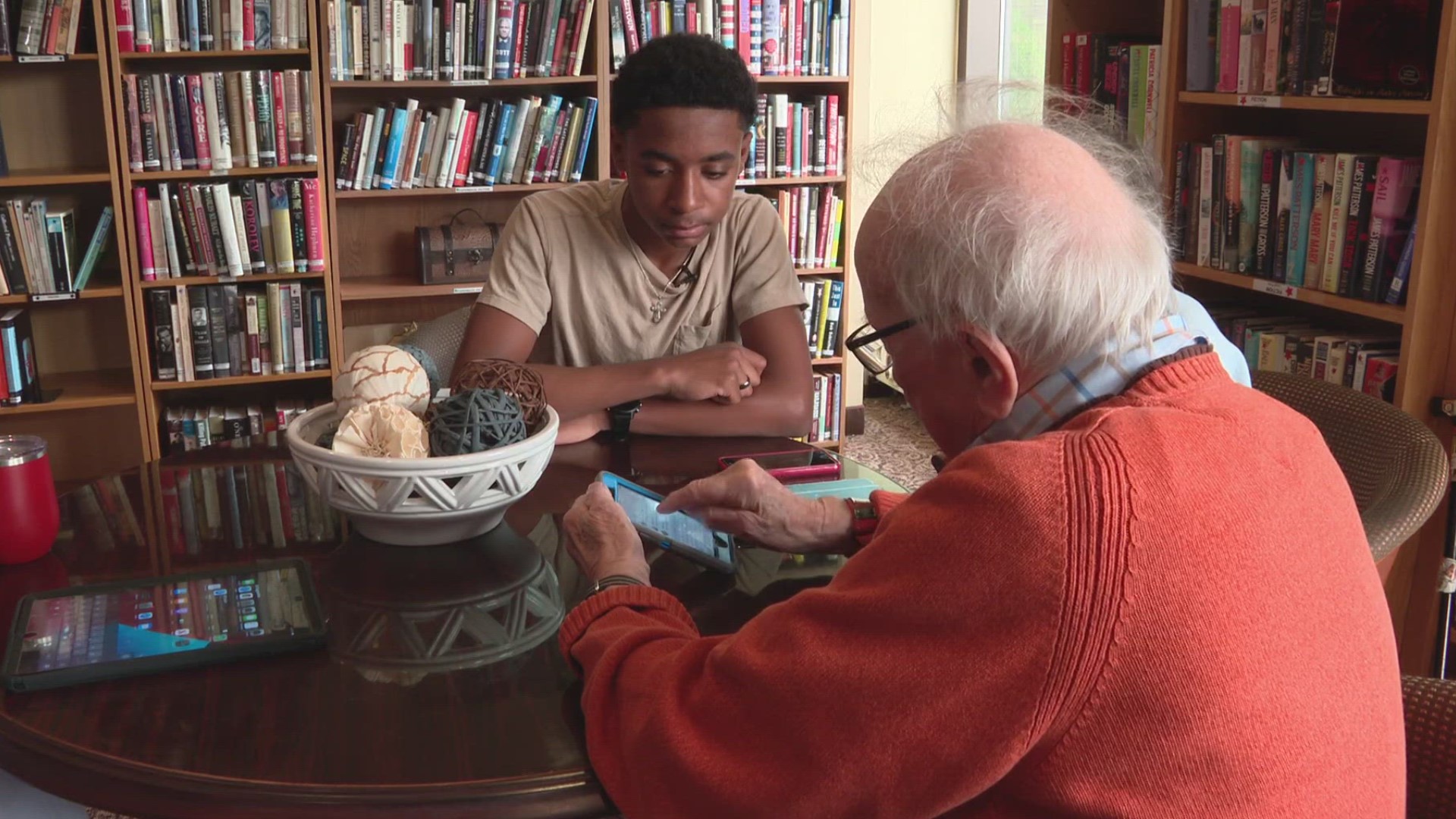 14-year-old Graham Bennett volunteers every Saturday morning to help seniors get one step closer to being tech-savvy, like him.