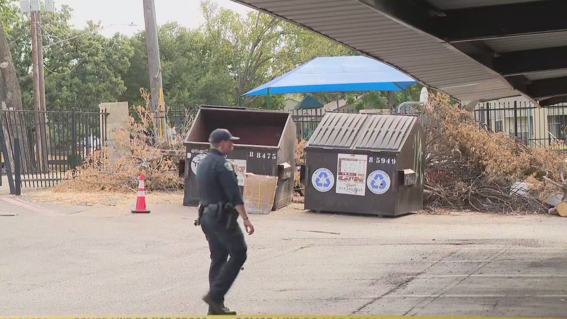 The baby is alive and is being treated, according to the Austin Police Department.