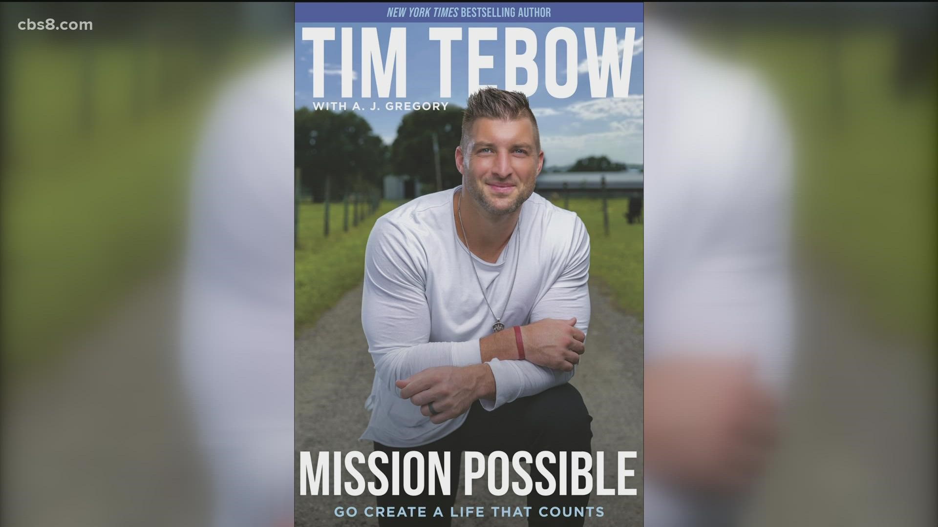 From football, to his global foundation work across 74 countries, Tim Tebow has a message for you, and it's in his new book.