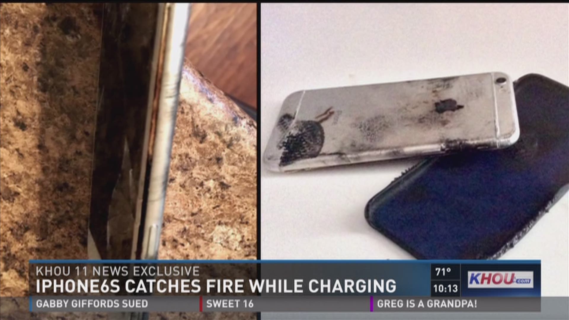 Man describes how iPhone 6S catches fire while charging
