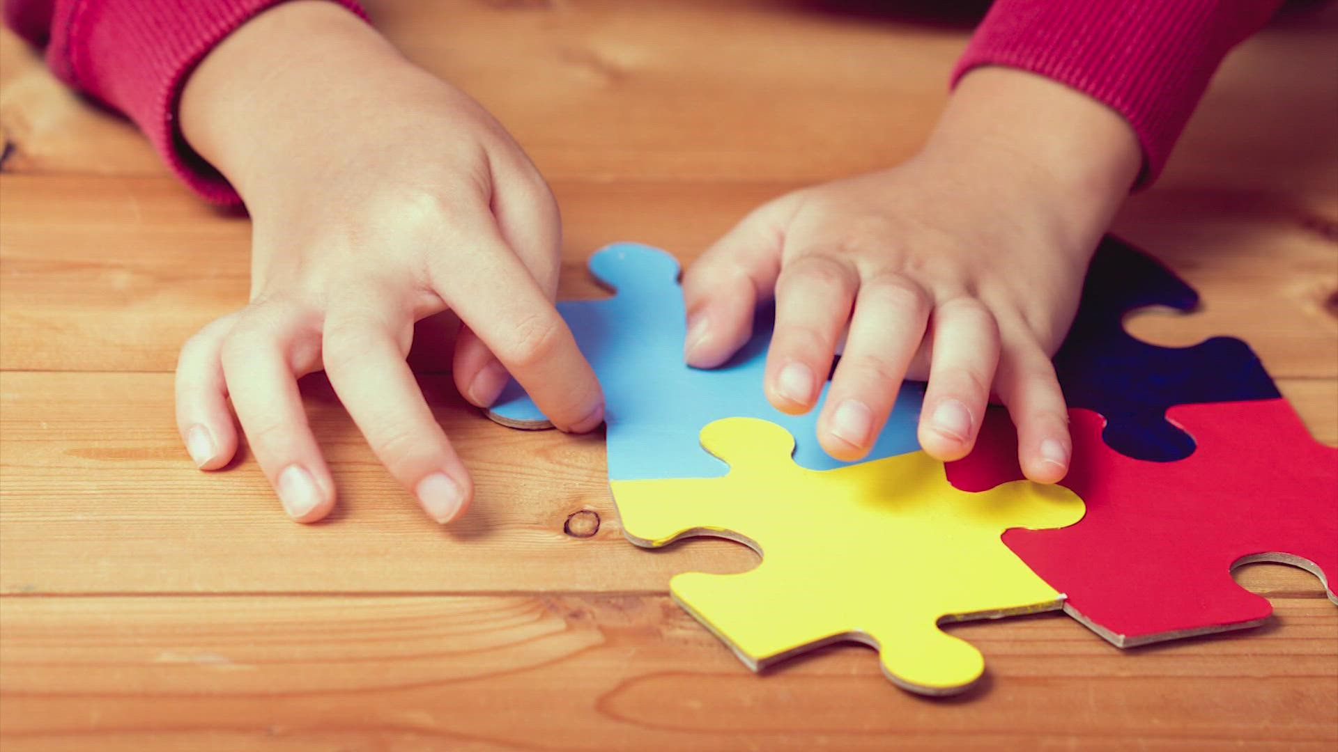 The Centers for Disease Control and Prevention reports one in 44 children has been identified with autism spectrum disorder.