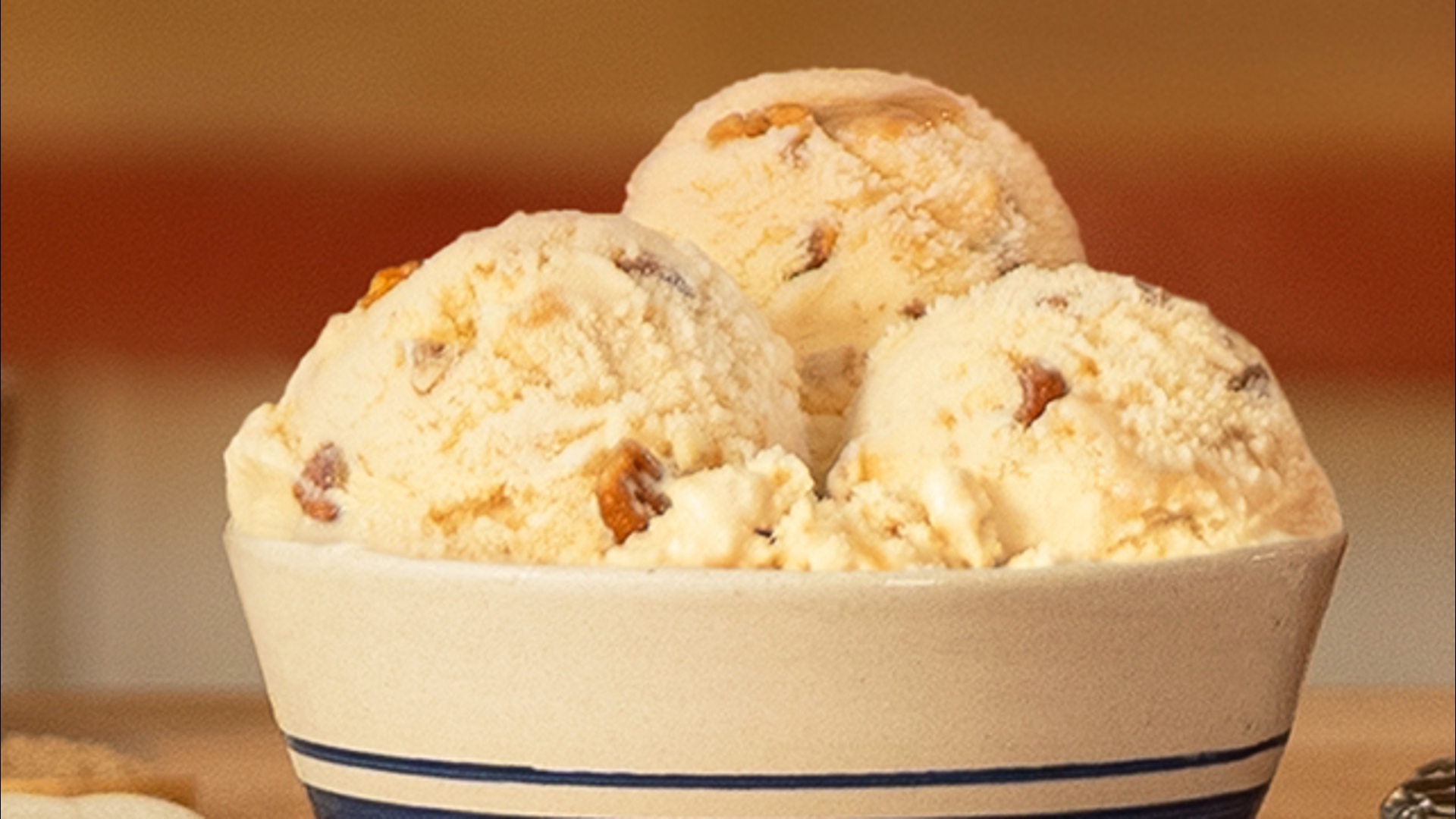 Blue Bell just unveiled its new Classic Pecan Pie Ice Cream — brown sugar ice cream with pecans, pie crust, and pecan pie filling swirls.