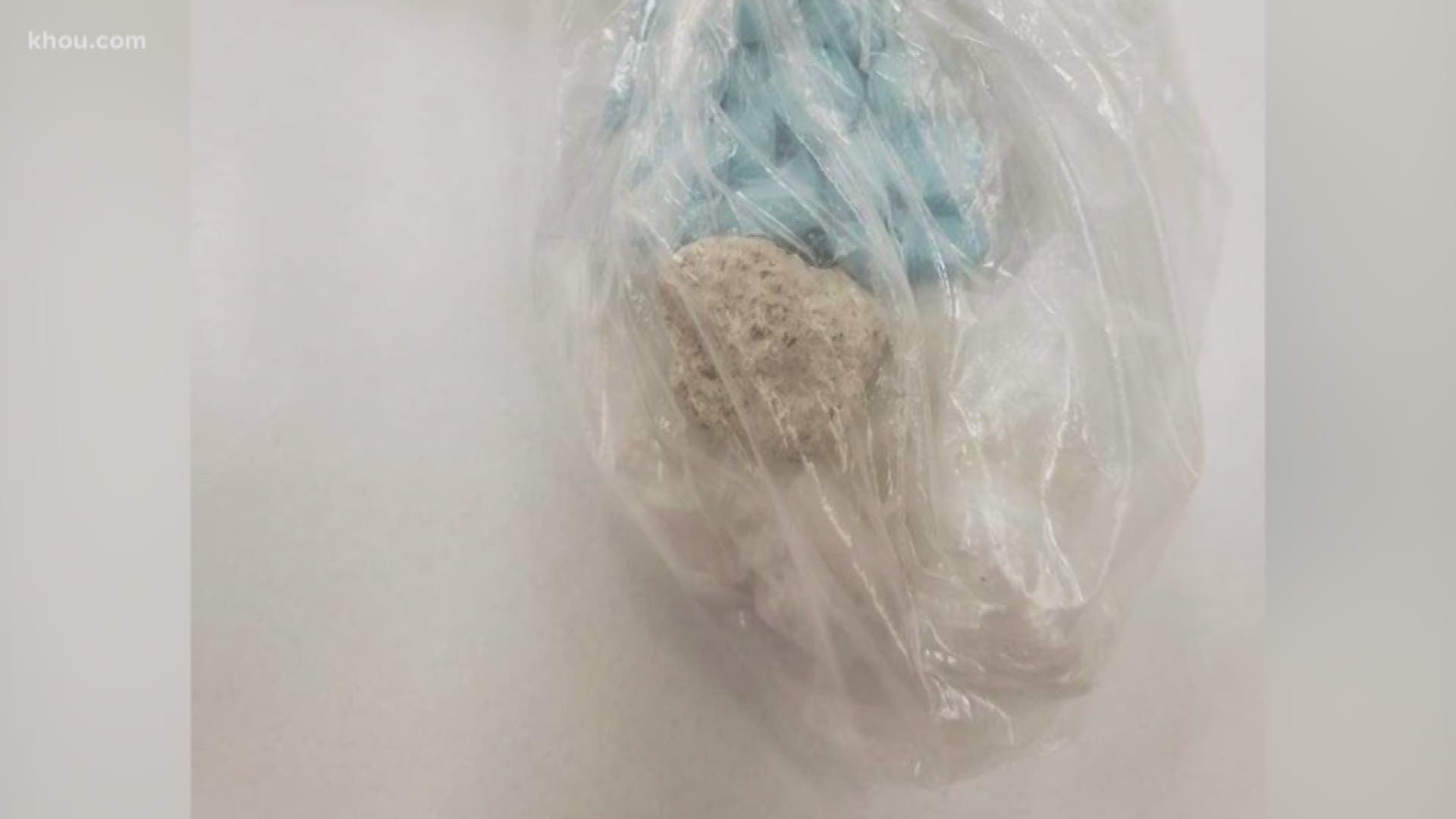 Experts say the super drug looks like small chunks of concrete and is 10,000 times more potent than morphine.
