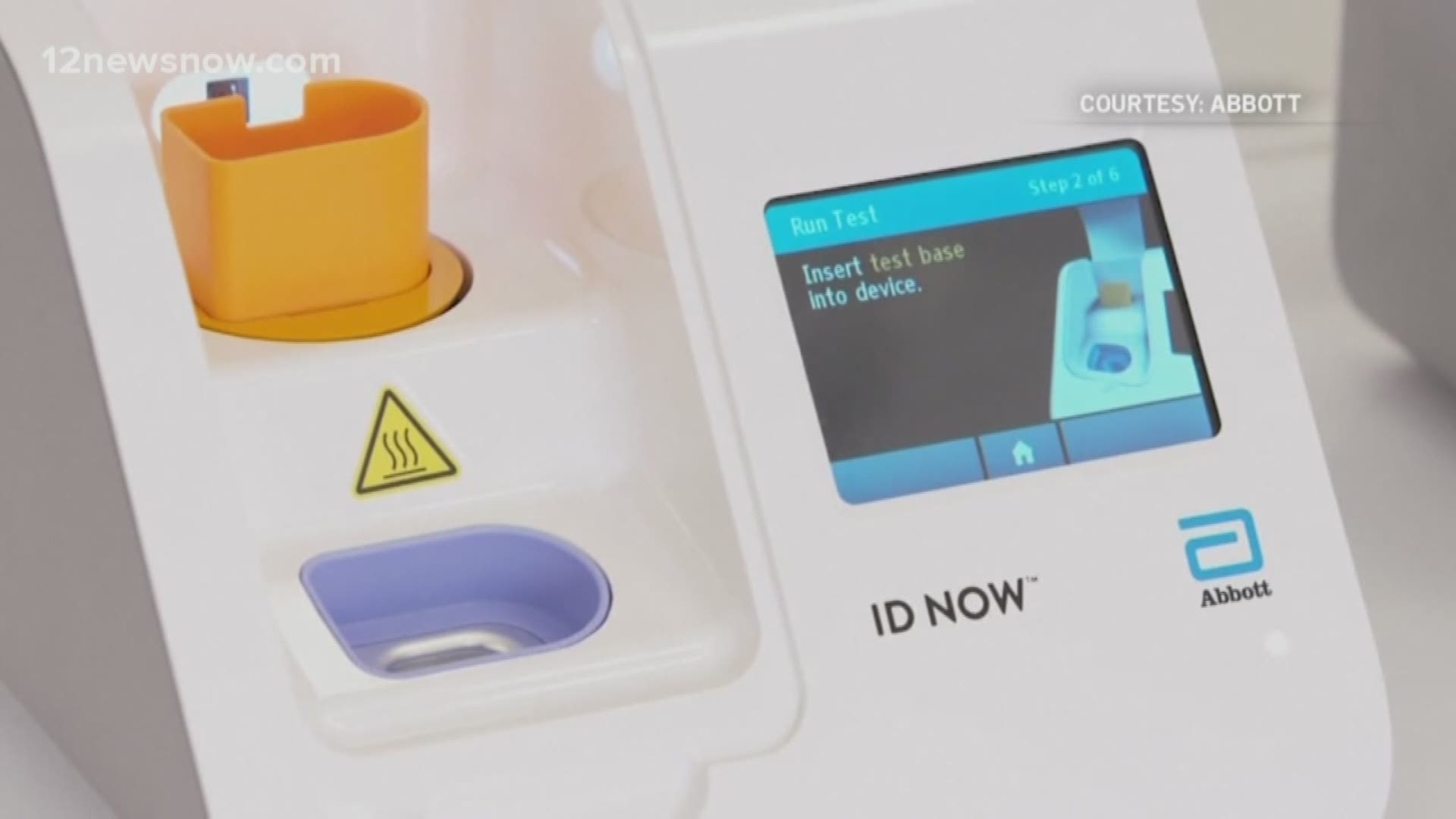 The test is meant to reduce wait time for those being tested