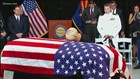 The McCain family says their last goodbyes to John McCain