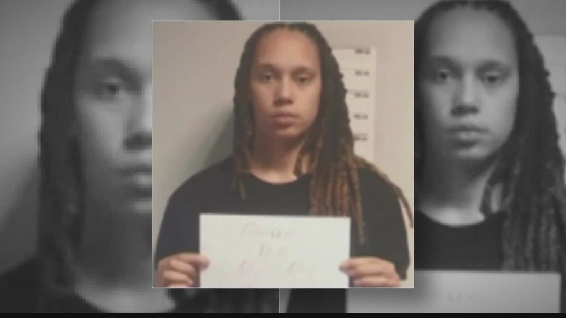 The Phoenix Mercury's Brittney Griner has been detained in Russia since February. She's now, officially, being wrongfully detained according to the U.S. State Dept.