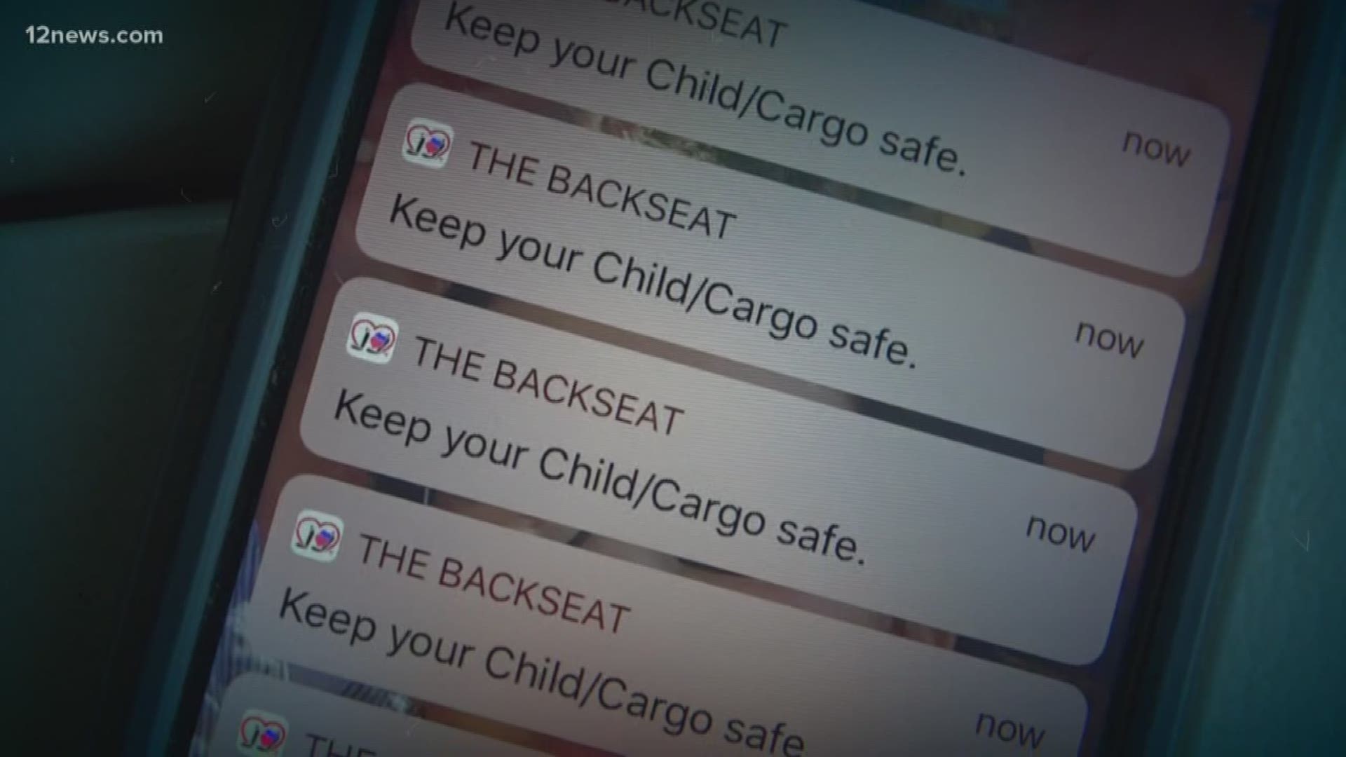 Arizona dad invents an app that prevents the death of kids left in hot cars.