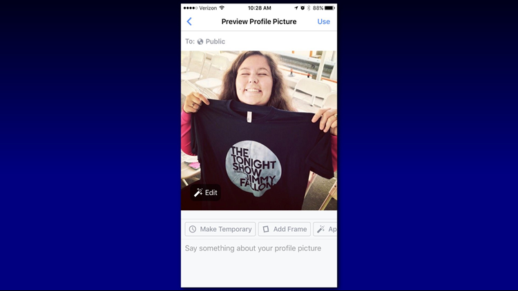 How To Change Your Facebook Profile Picture Help Clear The To Use The Clear Shelters Frame On Facebook Select A Profile Picture And