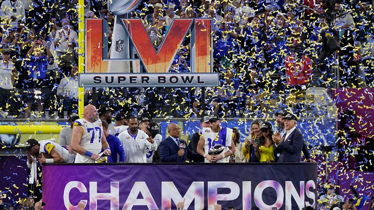 Los Angeles Rams son los flamantes campeones del Super Bowl LVI y levantan el Vince Lombardi en su propia casa
