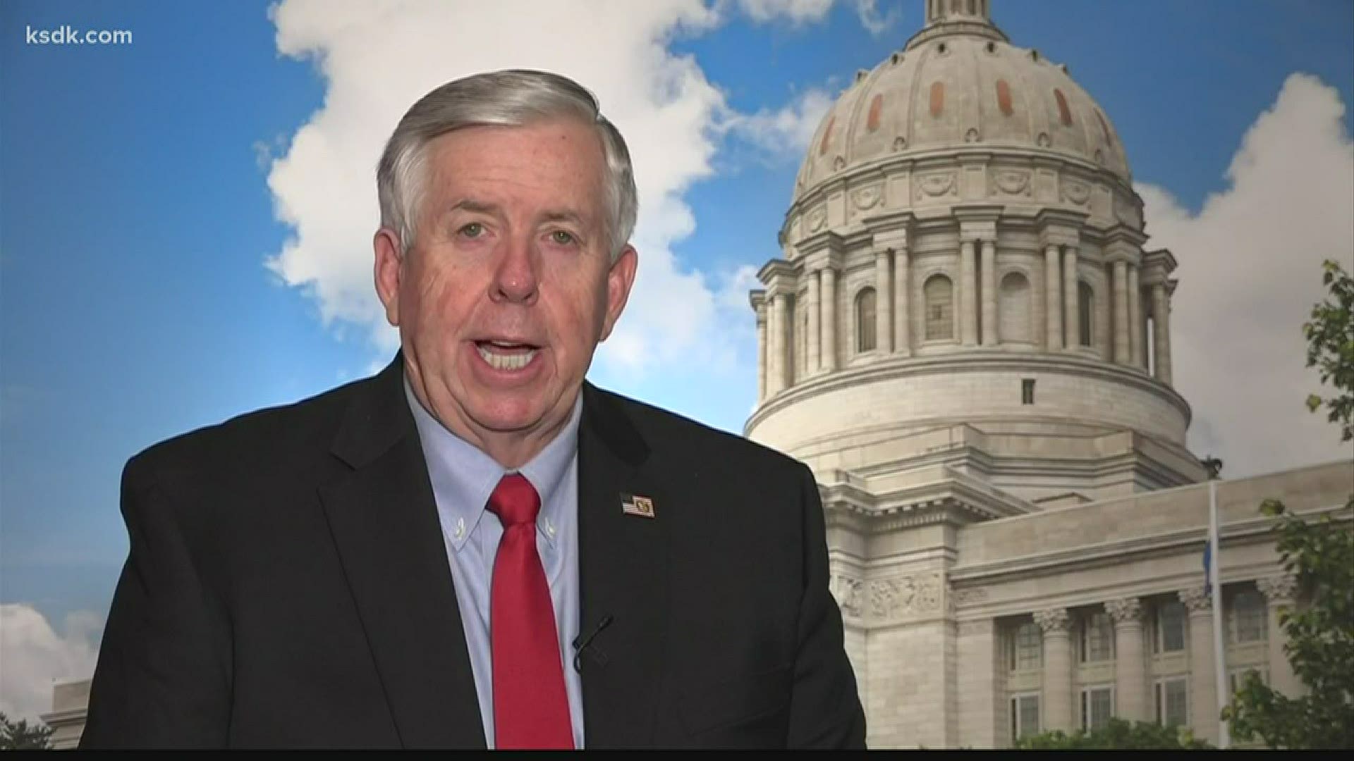 Parson said different parts of the state, or different parts of the economy might have to open at different times.