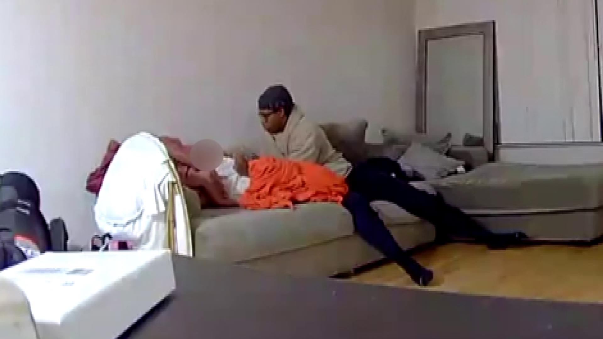 A St. Louis mother said something told her to check her cameras, and she caught her daughter's caregiver tossing the infant around and shoving her face into a couch.