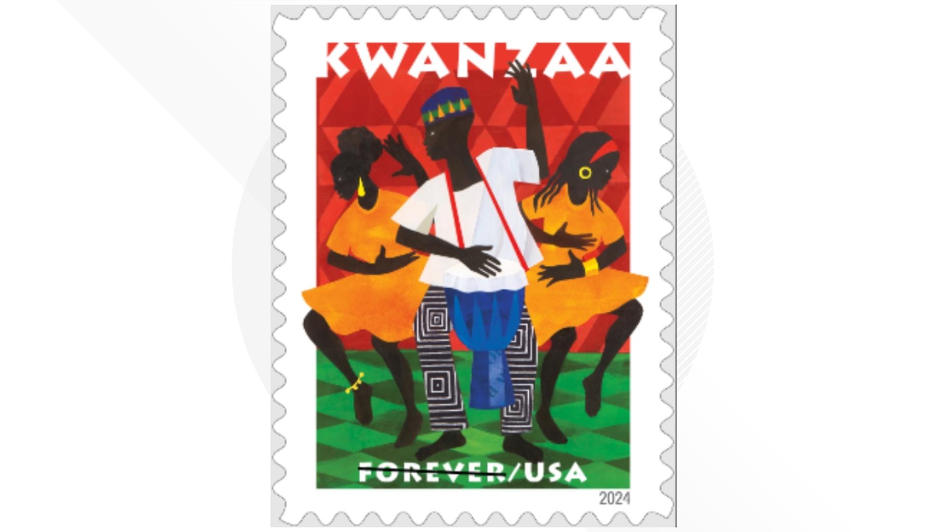 US Postal Service unveils new 2024 holiday season stamps