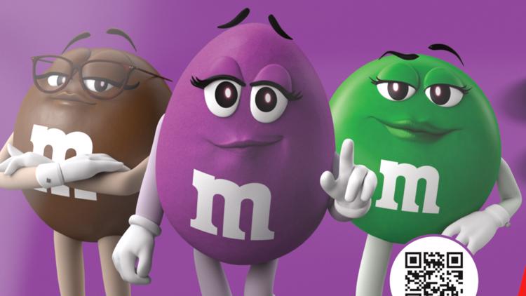 Mars releasing packs of all-female M&M's