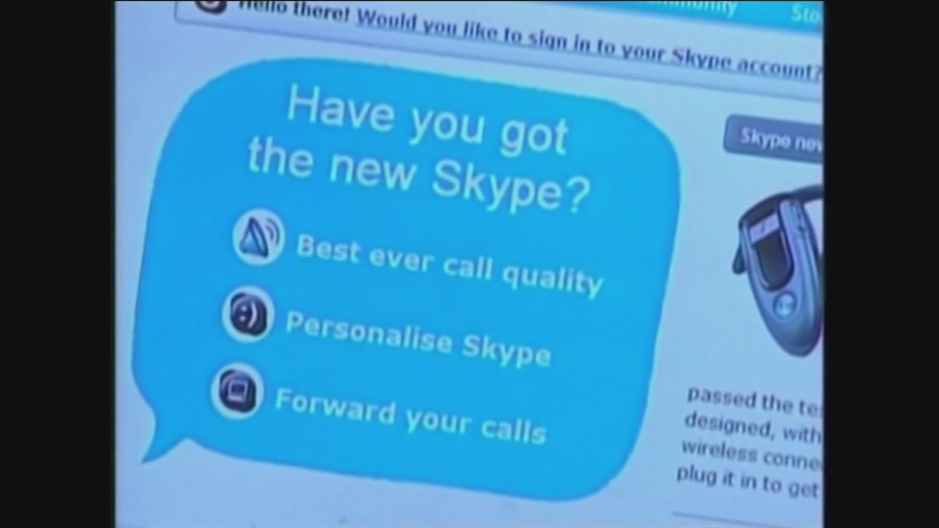 The internet calling service will no longer be in use after more than 20 years in operation. 