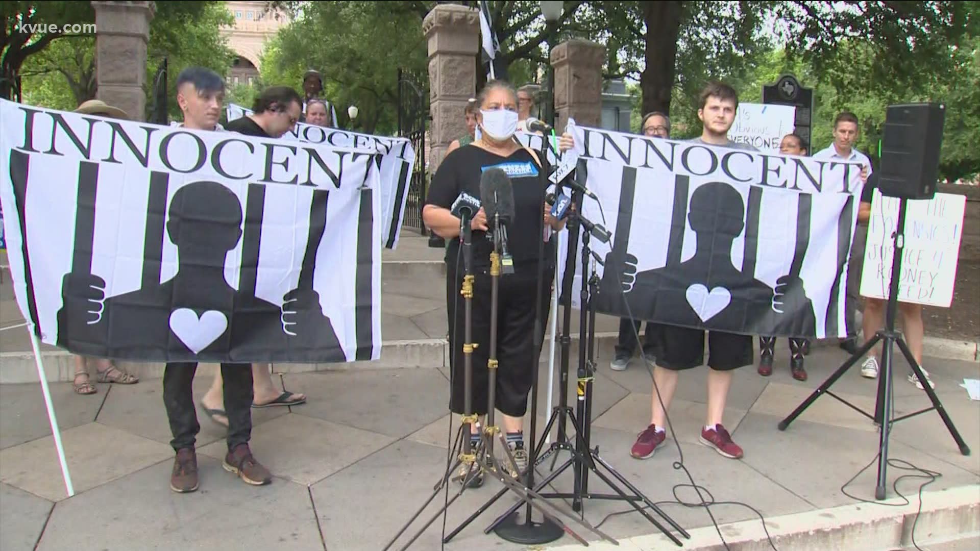 Organizers said the event was scheduled to coincide with Independence Day weekend as they demand Reed’s freedom.