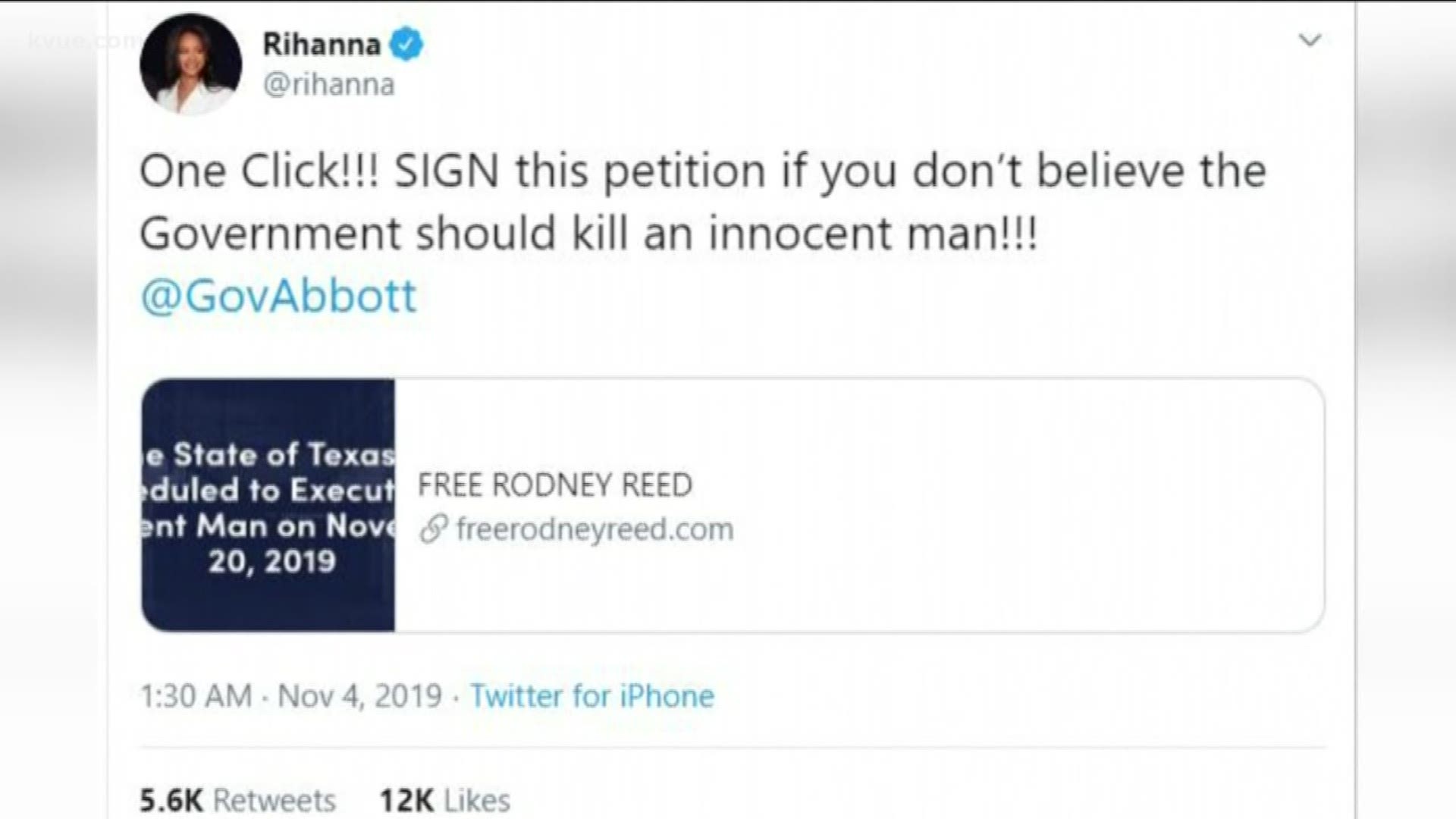 More celebrities are asking the public to sign a petition to stop Rodney Reed's execution.