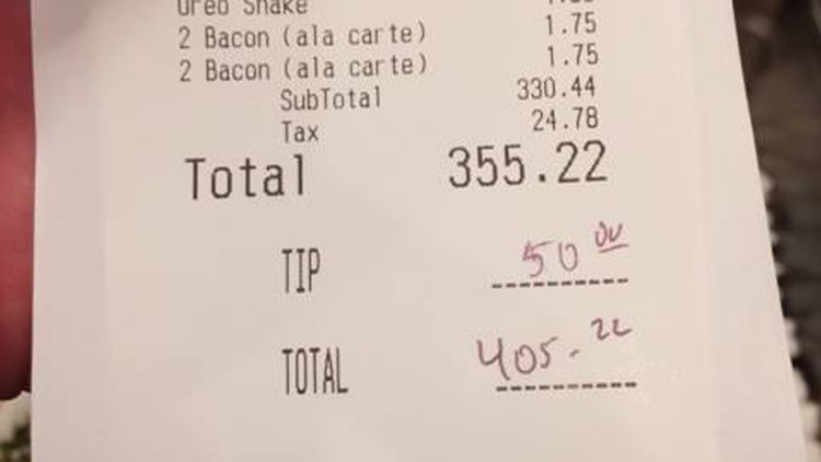 Woman covers $405 Denny's bill for 25 California firefighters