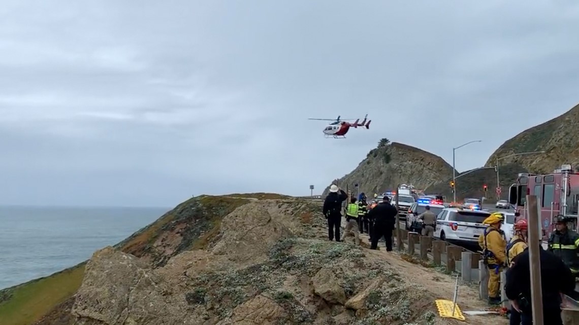 4 alive in 'miracle' after car plunges off California cliff - Vimarsana News
