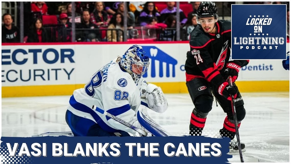 Andrei Vasilevskiy stalls the Hurricanes with a 31-save shutout