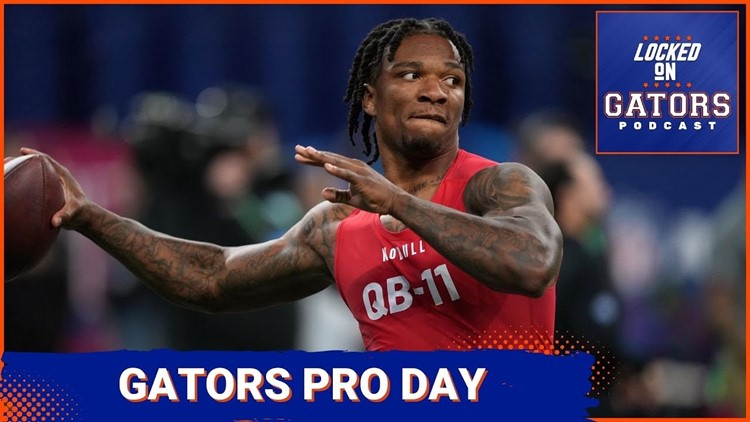 Anthony Richardson Highlight Florida Gators Pro Day Performers, NFL Draft Prospect Workouts